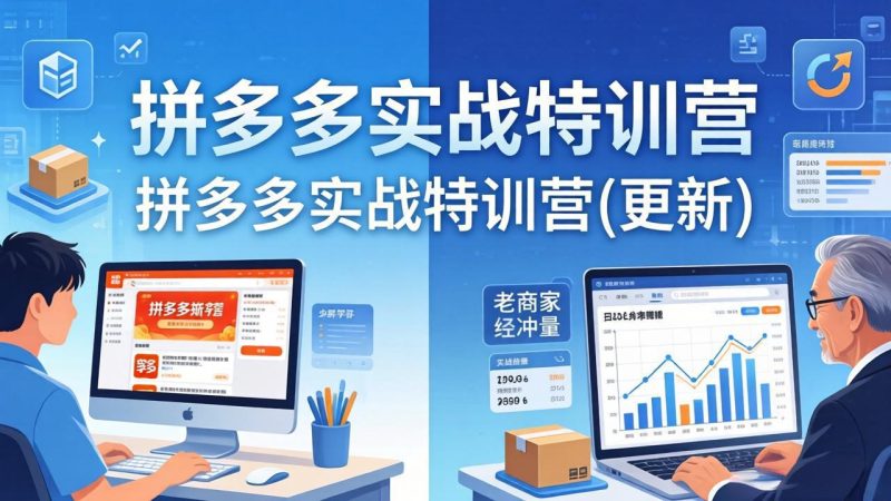 拼多多实战特训营(更新4月24-咖脉互联