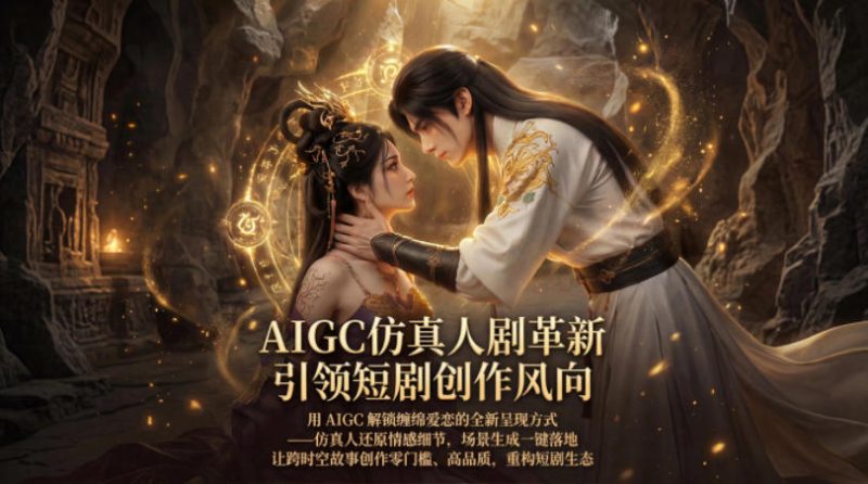 AIGC仿真人《合欢宗》短剧教学,用AIGC解锁缠绵爱恋的全新呈现方式,让跨时空故事创作零门槛、高品质,重构短剧生态-咖脉互联