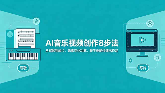 AI音乐视频创作8步法:从写歌到成片,无需专业功底,新手也能快速出作品-咖脉互联