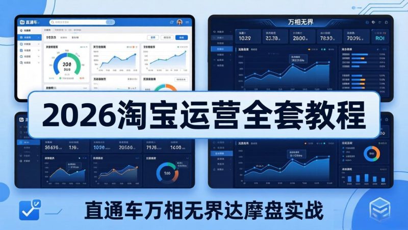 2026淘宝运营全套教程(更新5月8日-咖脉互联