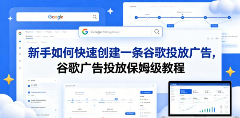 新手如何快速创建一条谷歌投放广告,谷歌广告投放保姆级教程-咖脉互联