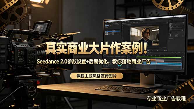 真实商业大片作案例!Seedance 2.0参数设置+后期优化,教你落地商业广告-咖脉互联