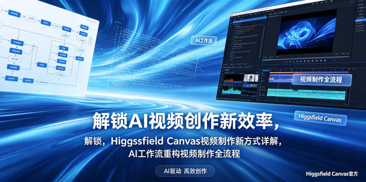 解锁AI视频创作新效率,Higgsfield Canvas视频制作新方式详解,AI工作流重构视频制作全流程-咖脉互联