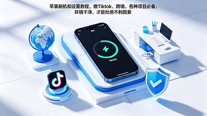 苹果刷机和设置教程,做Tiktok、跨境、各种项目必备,环境干净,才能杜绝不利因素-咖脉互联