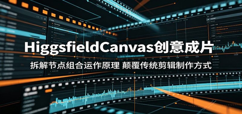 HiggsfieldCanvas创意成片:拆解节点组合运作原理,颠覆传统剪辑制作方式-咖脉互联