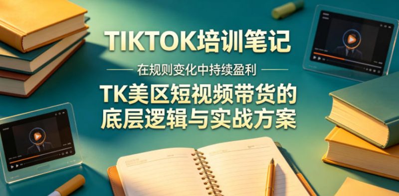 视界跨境TIKTOK4月17培训笔记,在规则变化中持续盈利,TK美区短视频带货的底层逻辑与实战方案【文档】-咖脉互联