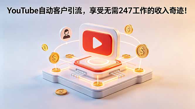 YouTube 自动客户引流,享受无需 247 工作的收入奇迹!【原创双语字幕】-咖脉互联