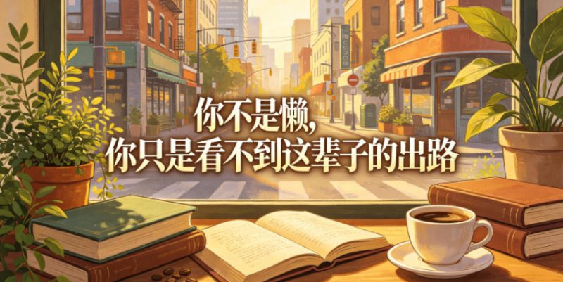 付费文章：你不是懒，你只是看不到这辈子的出路-咖脉互联
