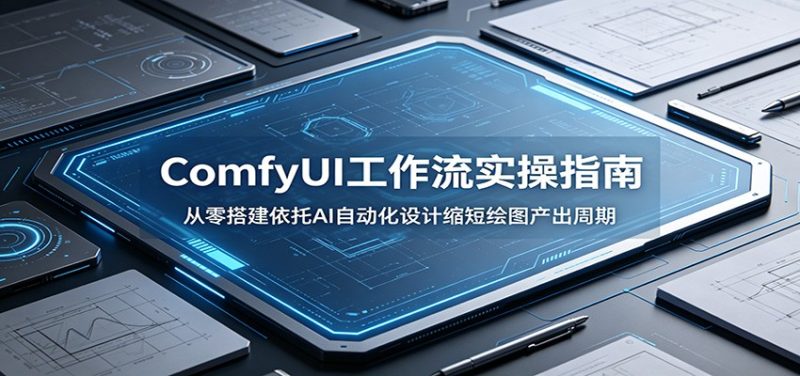 ComfyUI 工作流实操指南：从零搭建依托AI自动化设计缩短绘图产出周期-咖脉互联