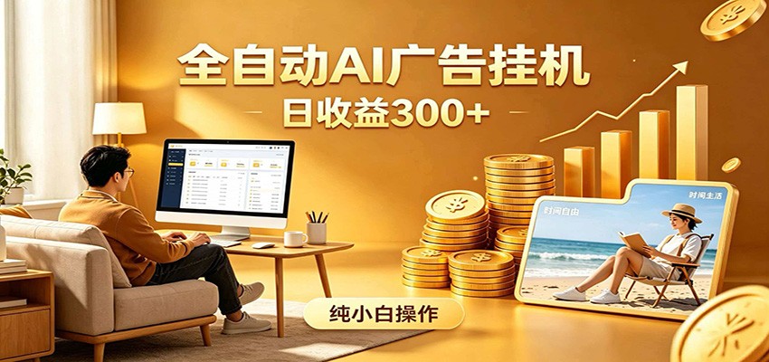 图片[1]-AI风口项目，全程解放双手，后台自动运行赚取收益，每天稳定收益300+-咖脉互联