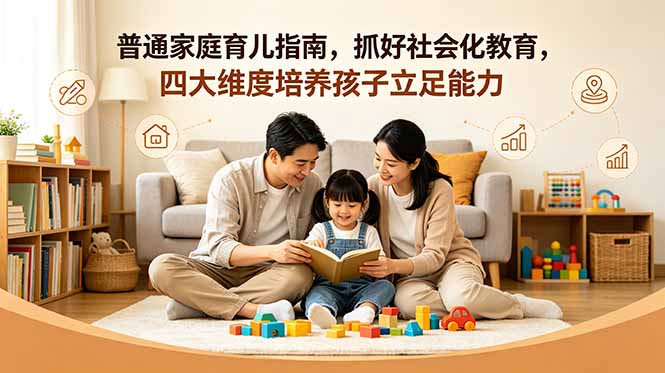 付费文章:普通家庭育儿指南,抓好社会化教育,四大维度培养孩子立足能力-咖脉互联